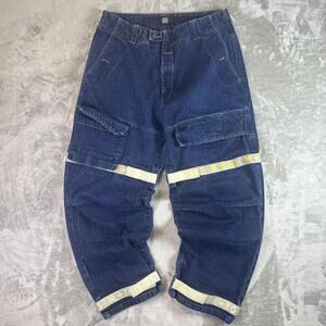 Vintage Marithé François Girbaud Shuttle Strap Baggy Jeans Men’s 36